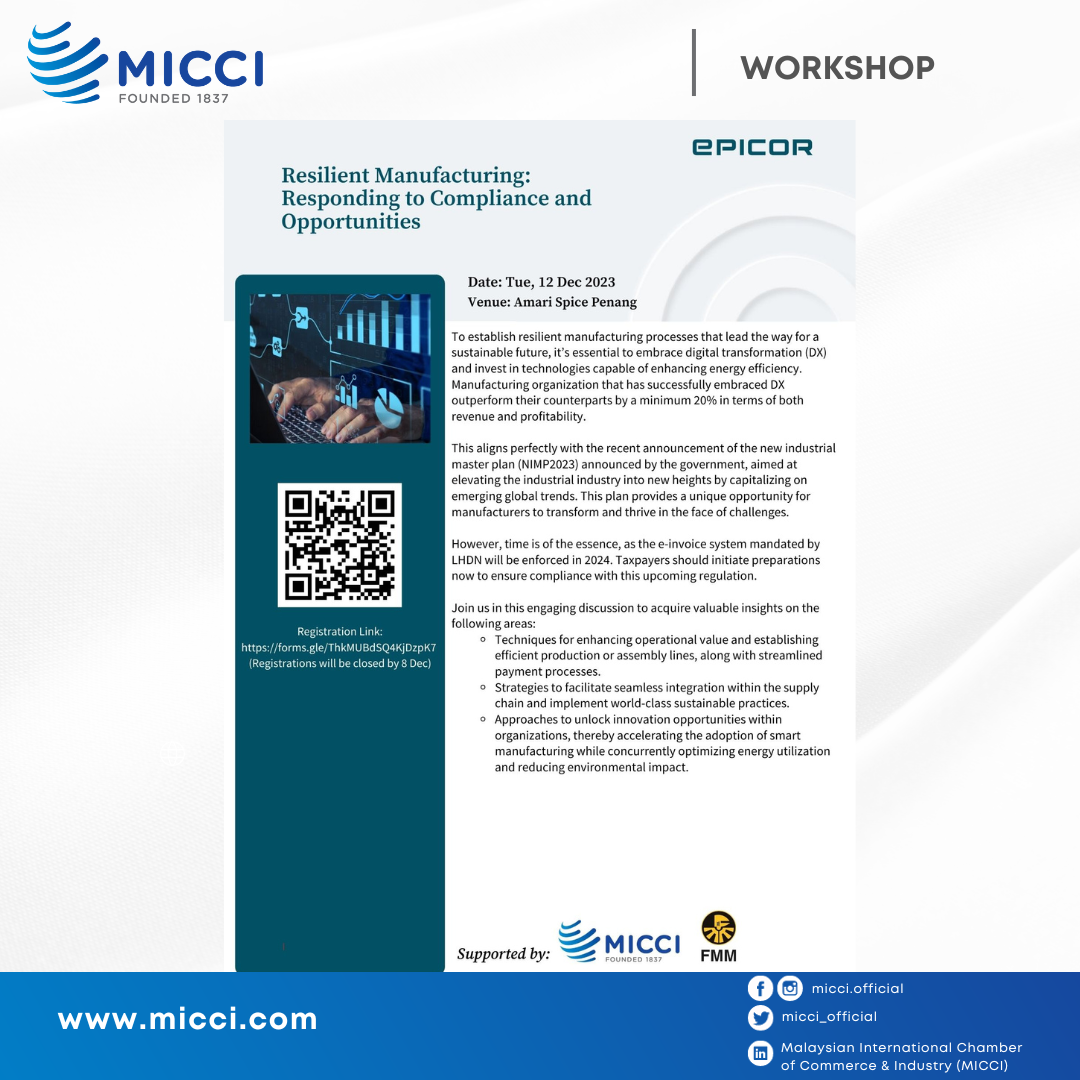 [Epicor Workshop] Resilient Manufacturing – Leveraging Technology And Maximizing Utilization